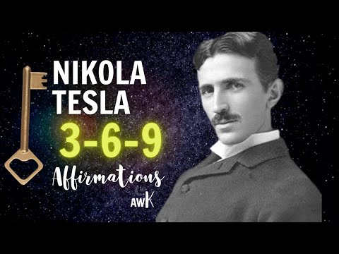 NIKOLA TESLA 3-6-9 AFFIRMATIONS | SLEEP AFFIRMATIONS | @affirmwithkandiee