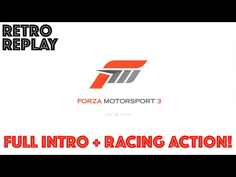 Forza Motorsport 3 (2009) Xbox 360 Full Intro & Some Awesome Driving In Alfa Brera!!