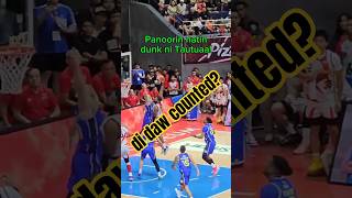 Kontrobersyal dunk ni Tautuaa na pinaglaban ng SMB at mga Fans! #shorts #shortsfeed #basketball