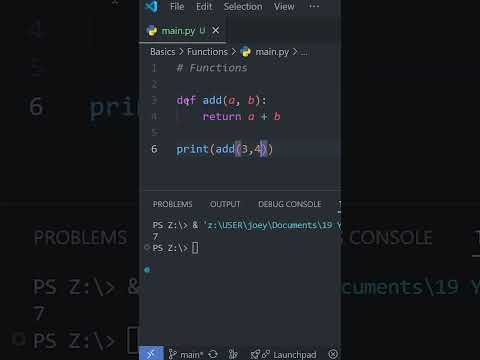 Python Basics: FUNCTIONS in Under a Minute! 🔧