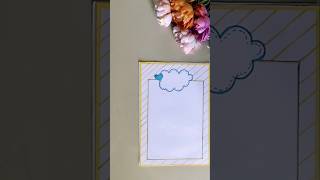 10 Easy Border Designs/Beautiful Border design for project/Project work designs/Assignment #shorts