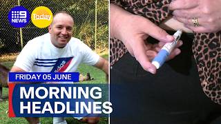 Bondi terror attack hero charged; Free prison Ozempic handouts | 9 News Australia