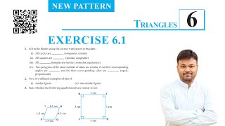 Class 10 Math's chapter 6 TRIANGLES introduction + exercise 6.1 NCERT solutions | ex 6.1 Class 10th