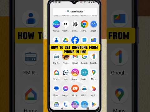 How to sat ringtone from phone in imo/ইমুতে গেলারি থেকে গান লাগিয়ে নিন💯💥 #shorts #techtutorial2.0