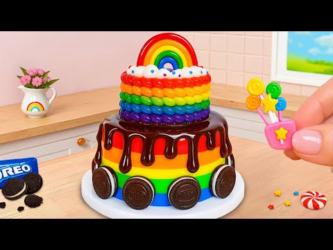 Whimsical Oreo Chocolate Cake 🌈 Best Cake Decorating Tutorial 🧁 Cake In Wonderland