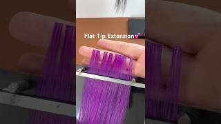 Remy human 💕hair flat Extensions✨ #hairextensions #hairstyle #tutorial #lesson #hair #diy #flat