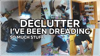 EXTREME DECLUTTERING PROJECT IVE BEEN AVOIDING 2026 / Diaster Clean and Declutter with me motivation