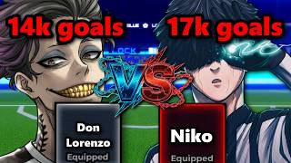 OP Don Lorenzo VS Skilled NIKO (WILDEST MATCH) | Blue Lock Rivals