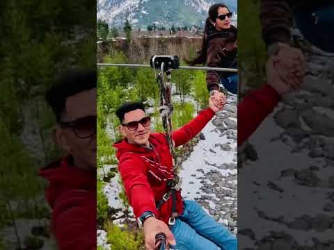 Enjoying zip lining in the valleys of #Manali#Mountainboy3