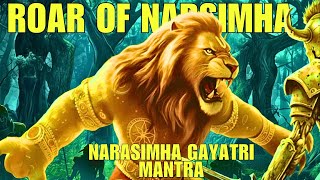 Roar of Narasimha | Narasimha Gayatri Mantra | Mahavatar Narasimha Epic Video Song