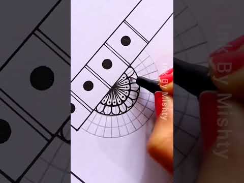 Flute mandala art | mandala art | mandala art for beginners | shorts | YouTube shorts