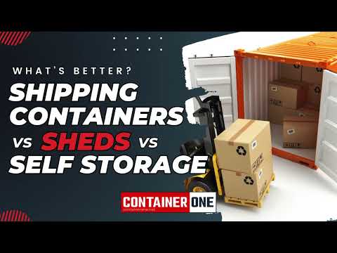 Shipping Container Storage vs Sheds vs Self Storage Units