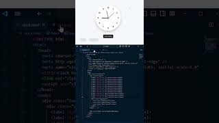 clock with light and dark mode #techdecode #programing_tutorial #html #css #learntocode #tutorial