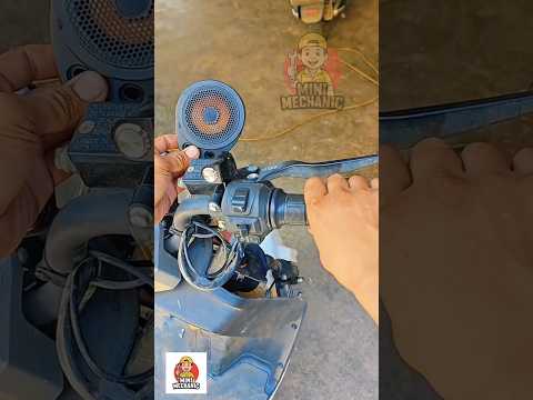Motorcycle speaker Servicing | Bike problem| #automobile #engine #minimechanic #shorts #reels