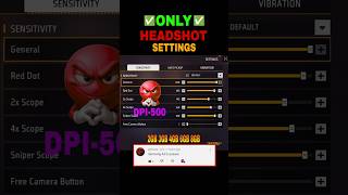 All Gun Headshot Sensitivity Setting After New OB48 Update | Free Fire Max Auto Headshot Sensitivity