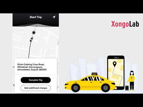 XLCabV1 - On Demand Taxi App (Real-time Tracking of the Driver App)