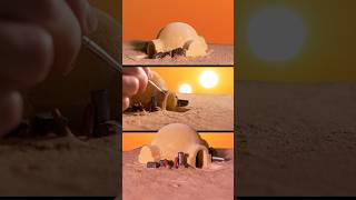 A Home Far Far Away! 🌅#starwarsartwork #fanart #miniatures #modelmaking