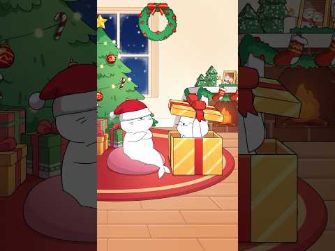 sappy has a surprise for you 🥺 #christmas #surprise #presents #gift #unwrapping #sappy