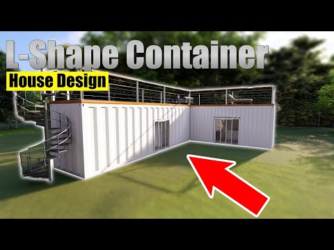 480sqft Shipping Container Home | Modern Minimalist Design - DIY Plans