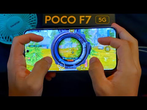 POCO F7 120 FPS BGMI GAMEPLAY (H A N D C A M )