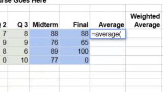 Video Google Gradebook Average Calculation