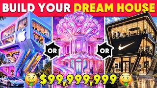 Would You Rather - Build Your FUTURE Party Dream House ✨🏰🎉🤑 Quiz Ninja