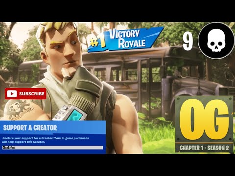 Fortnite OG | 9 Kill Win Gameplay | Controller Player | Creator Code: Cloakified (1080p Open)