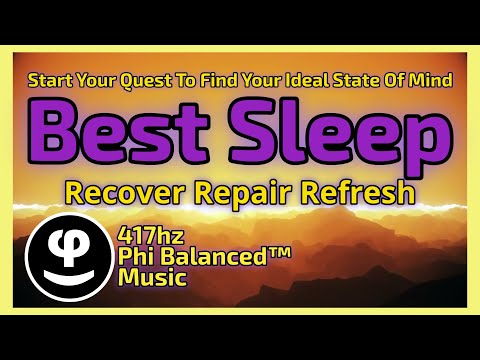 Deep Sleep | 417Hz Frequency | Remove Negative Energy | Binaural Beats | Black Screen