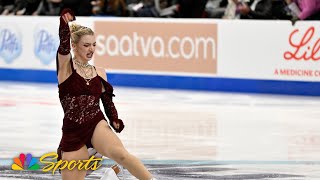 Amber Glenn makes HERstory with RECORD-SETTING short program at U.S. Championships | NBC Sports
