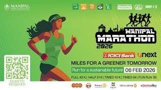 Manipal Marathon 2026 – Run for Sustainability | Miles for a Greener Tomorrow