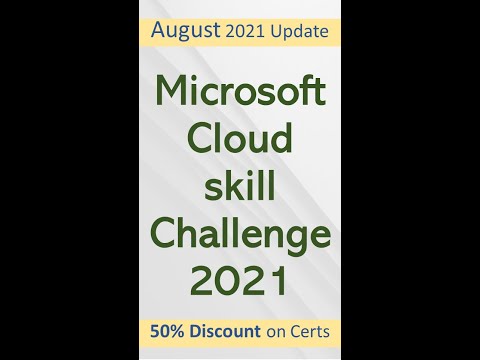 Azure cloud skill challenge. 50% discount on certifications.