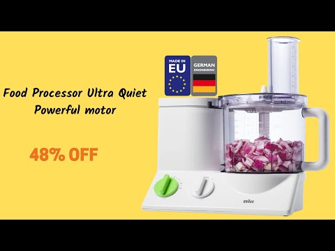 Braun Cup Food Processor FP3020 12  Ultra Quiet Powerful motor review #usa