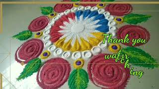 #1 kolam | easy kolam |Simple rangoli |Very Easy rangoli designs| @Simpledesignkolangal