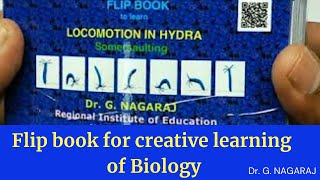 Flip book for creative learning of Biology