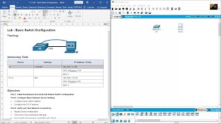 1.1.7 Lab - Basic Switch Configuration