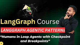 LangGraph:12 LangGraph Agent with Human-In-The-Loop, Checkpoints & Breakpoints #llm #genai #aiagents