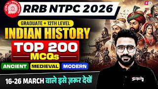 NTPC Marathon Class 2026 | RRB NTPC GK Practice Set | NTPC GK Top 200 Expected Questions | Sahil sir