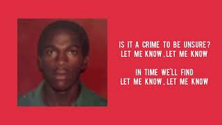 Daniel Caesar - WHO KNOWS - [ lyrics video ]