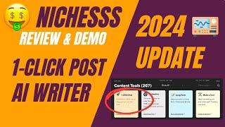 Nichesss Review: 1-Click Article Flow | Relevant in 2024?