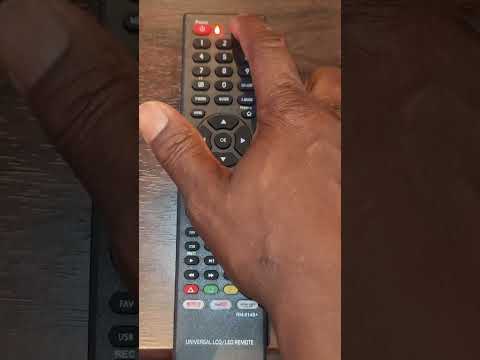 how to set universal LCD/LED TV remote control (RM-014S+)  with a one-to-one search.