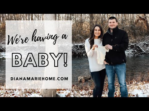 Surprise, We're PREGNANT! | Day in the life VLOG & Baby Announcement | Diana Marie Home