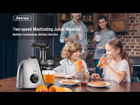 Juicer Machines Jocuu Slow Juicer Masticating Juicer with Cold Press Juicer Extractor Easy to Clean