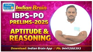 IBPS-PO-2025/PRELIMS/REASONING/MATHEMATICS/Narsing sir/Indian Brain/ssc/cgl/bank/police/RRB/PART-03