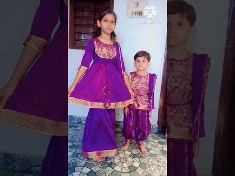 8 - 9 years girl sharara dress cutting and stitching #shararadressforgirls  #youtubeshorts