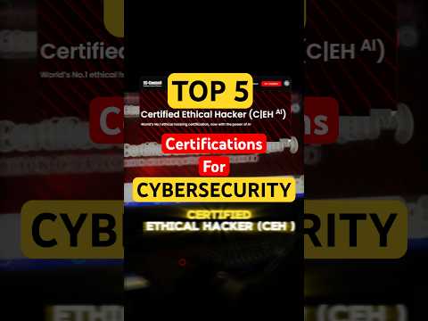 Want a Job in Cybersecurity? These 5 Certs Are a Must! #shorts #trending #indiapakistan #trending