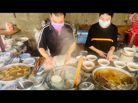 👉肉圓麵 你有吃過嗎？這一家我超愛！自製肉圓甜米辣醬隨你加！台灣街頭美食/Taiwanese Traditional Fried Meatballs,Dry Noodles