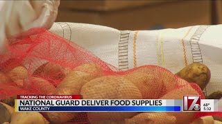 NC National Guard delivers food supplies in Wake County