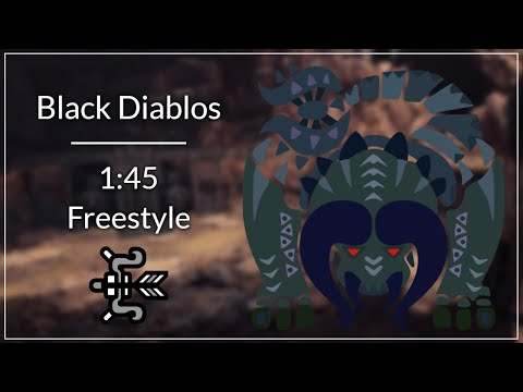 [MHWI PC] Black Diablos - Bow 1:45