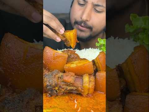 Eating pork meat #food #mukbang #eating #indianfood #eatingshow #asmrvideo #mukbangers #legpiece