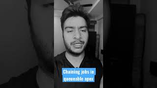 How many jobs you can chain in queueable apex || salesforce developer interview question #salesforce